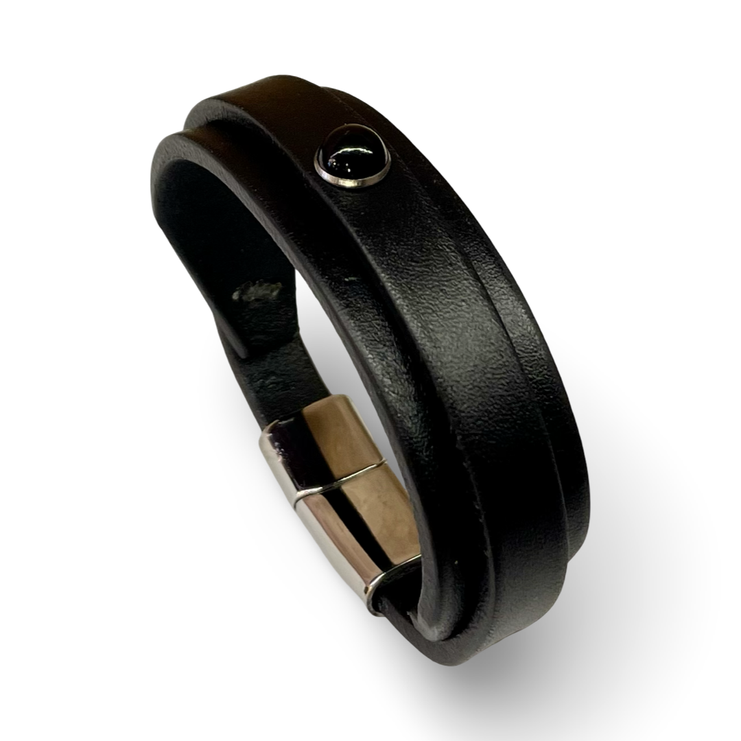Bracciale uomo Total Black