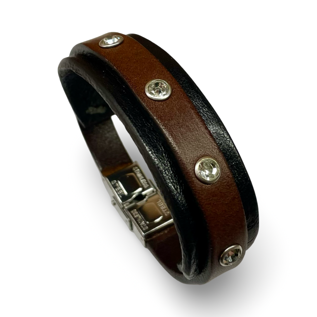 Bracciale Donna Strass Mix Black Brown