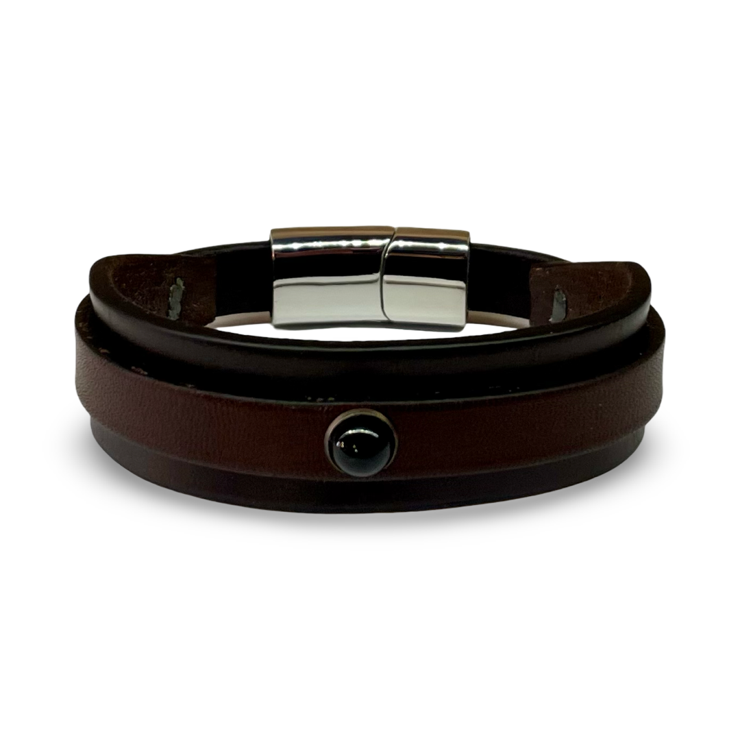 Bracciale Uomo Mix Dark Brown