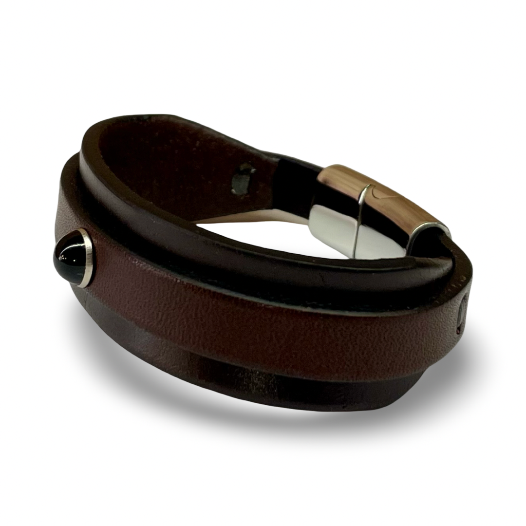 Bracciale Uomo Mix Dark Brown