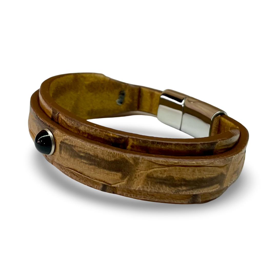 Bracciale Uomo Stampa Rettile