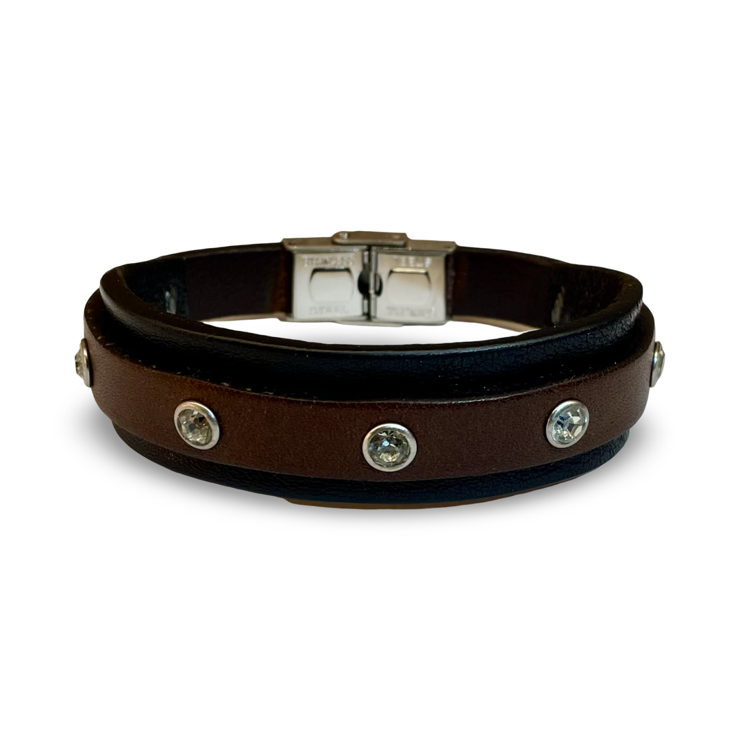 Bracciale Donna Strass Mix Black Brown