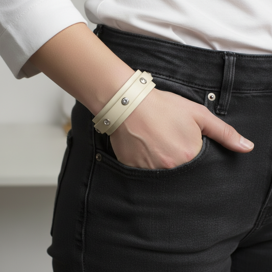 Bracciale Donna Strass Arctic White