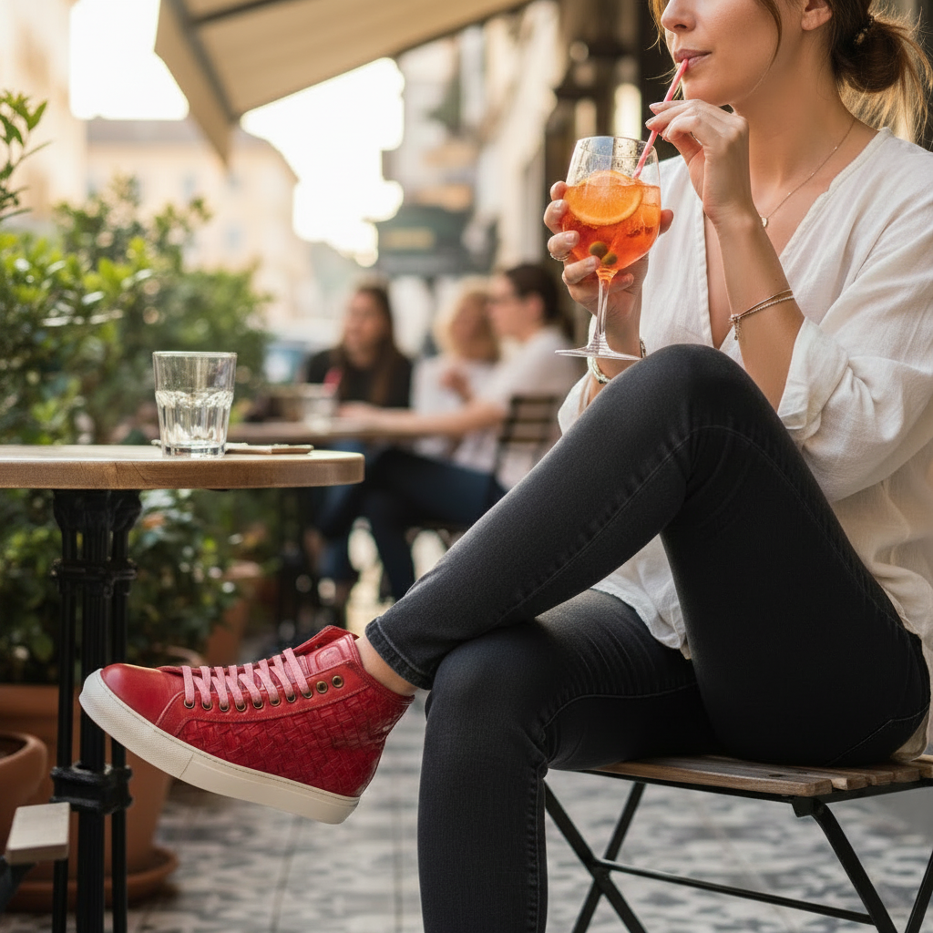 Taormina intreccio rosso